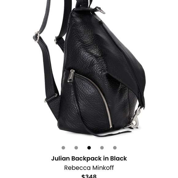 Rebecca Minkoff Julian Backpack in Black - Picture 5 of 12